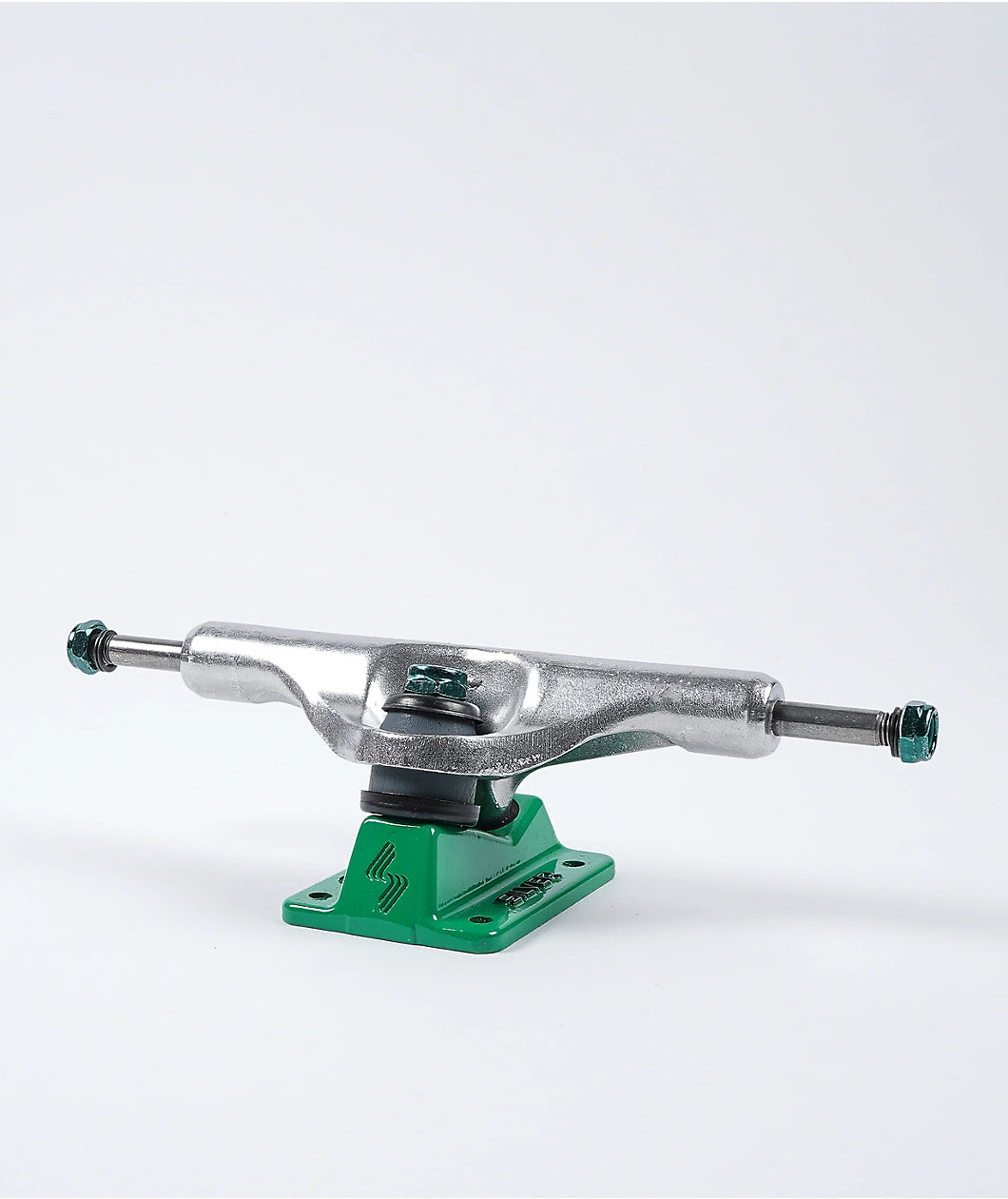 Silver Trucks Green Polished 7.75”