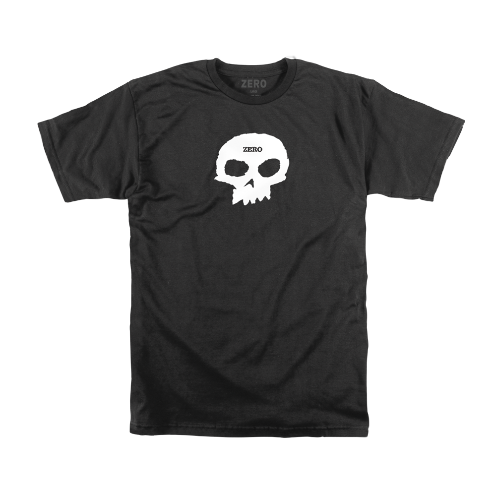 Zero Single Skull Tee - Black