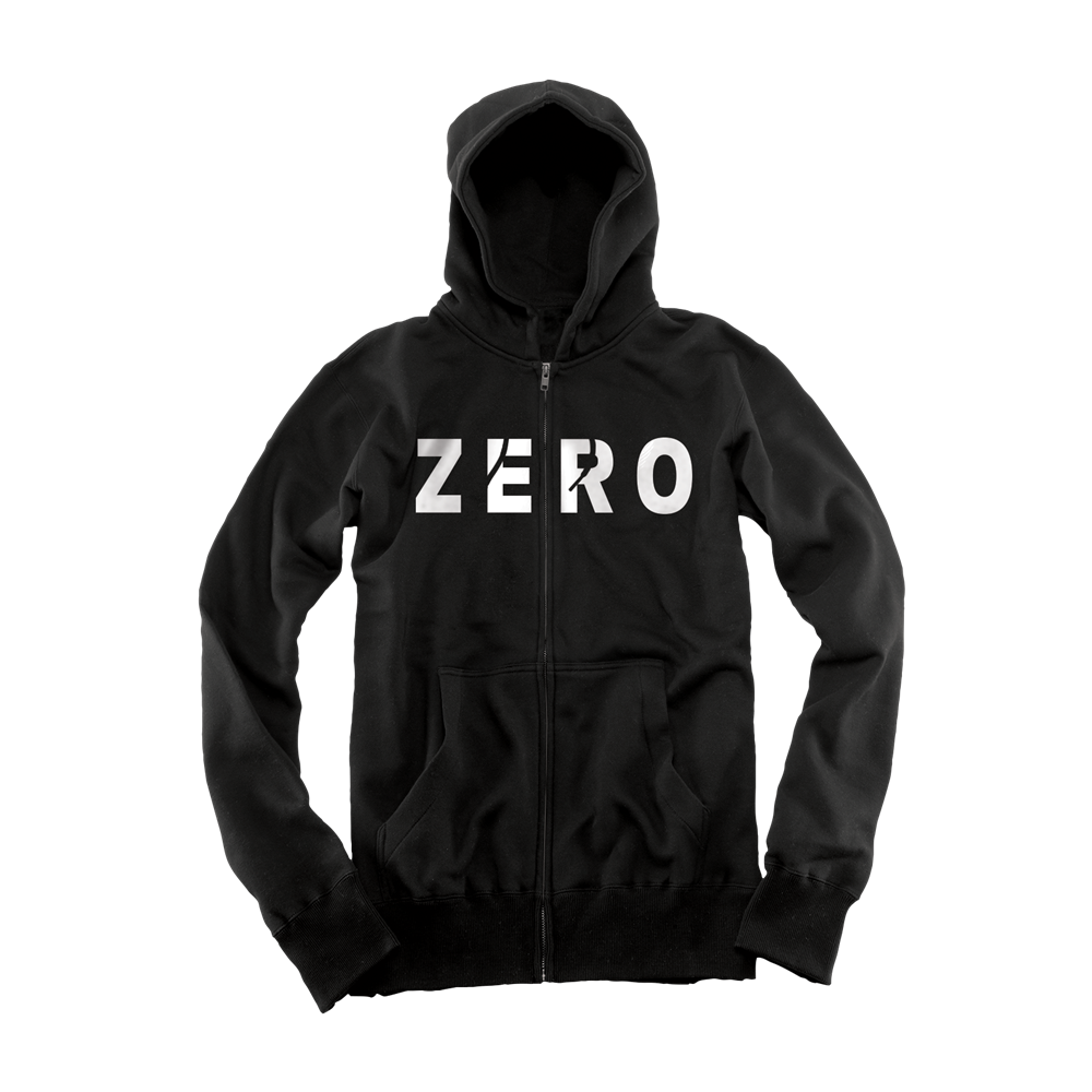 Zero Army Zip Hoodie - Black