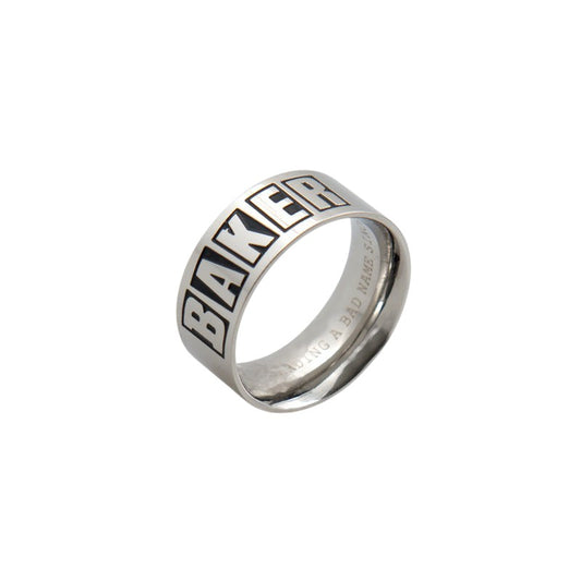 Baker Brand Logo Ring Silver