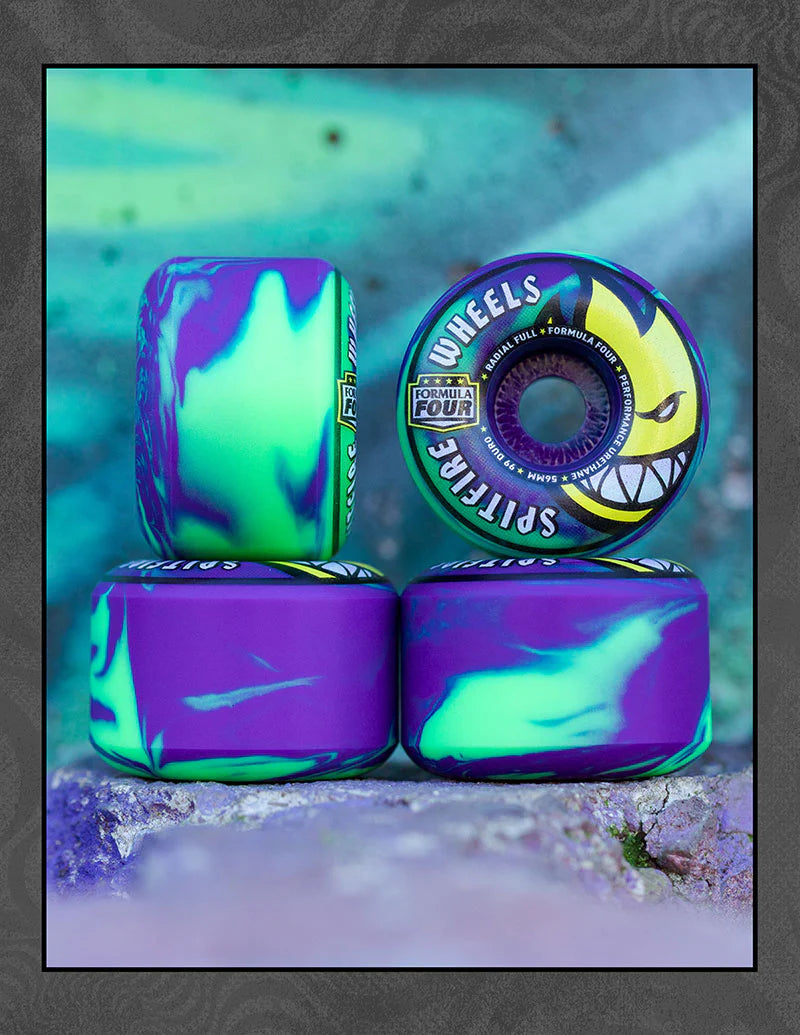 Spitfire F4 Radial Full Colors Neon 56mm 99a