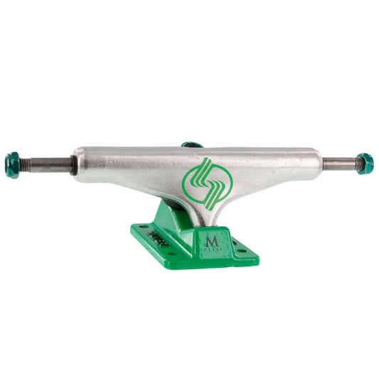 Silver Trucks Green Polished 7.75”
