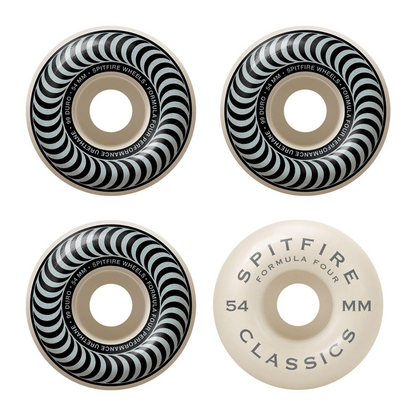 Spitfire F4 99A Classic Swirl 54mm Wht/Silver