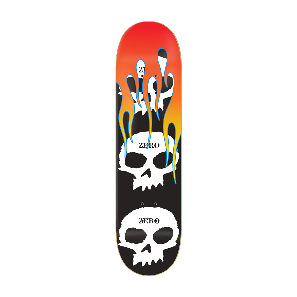 Zero 3 Skull W/ Flames Deck
